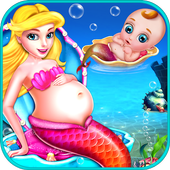 Mermaid Pregnancy Check Up icon
