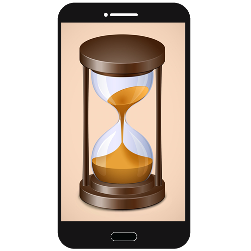 الهاتف استخدام الوقت أيقونة