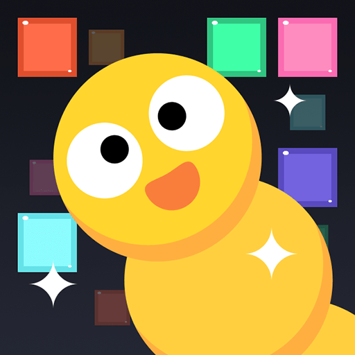 snake and block icon