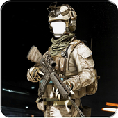 Army Suit Photo Editor أيقونة