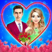 Princess Valentine Romantic Date Story Game icon