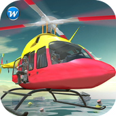 Flying Pilot Helicopter Rescue icon