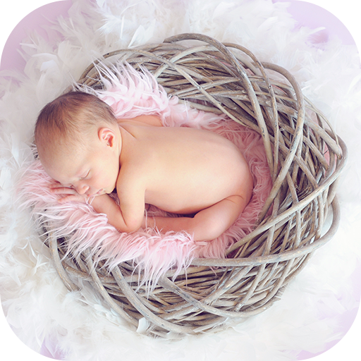 Baby photo frames &amp; baby photo blender app icon
