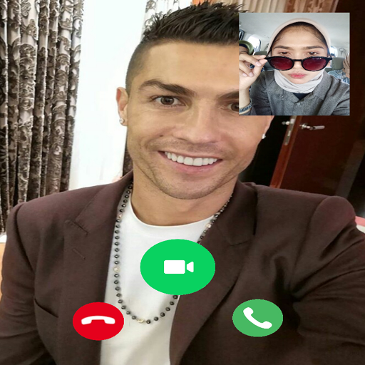 Ronaldo Call Me! Fake Video Call &amp; Wallpaper icon