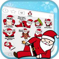 Pelekat Emoji Sexy Santa Claus