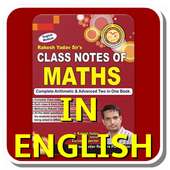 Rakesh Yadav Class Notes Maths in English Offline on 9Apps
