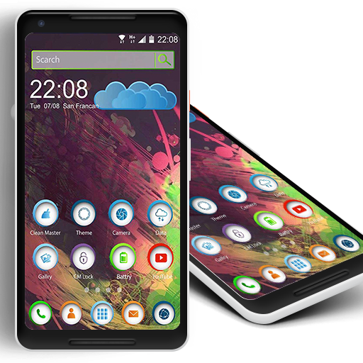 Colorful Brush Paint Theme icon