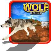 Wild Wolf Jungle Animal Racing Fever 3D Race icon