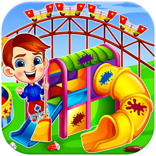 Amusement Park Cleaning Game icon