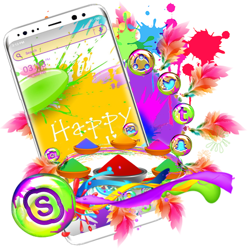 Holi Color Launcher Theme icon