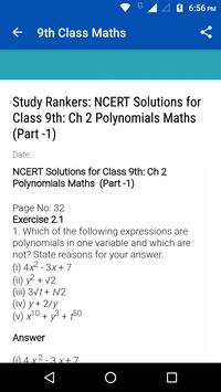 9th Maths NCERT solutions screenshot 1