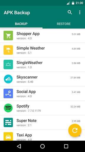APK Backup & App Recovery screenshot 1