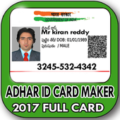 Aadhar Card ID Maker prank icon