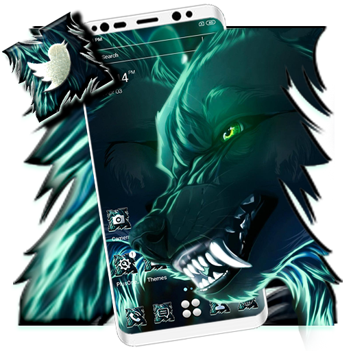 Angry Wolf Launcher Themes icon