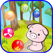 Peppy Pig Bubble Shooter icon
