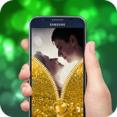 Glitter Zipper Lock Screen - My Photo Zipper Lock icon