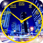 City Night Clock Wallpaper icon