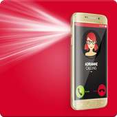 فتح الفلاش عند الاتصال on 9Apps