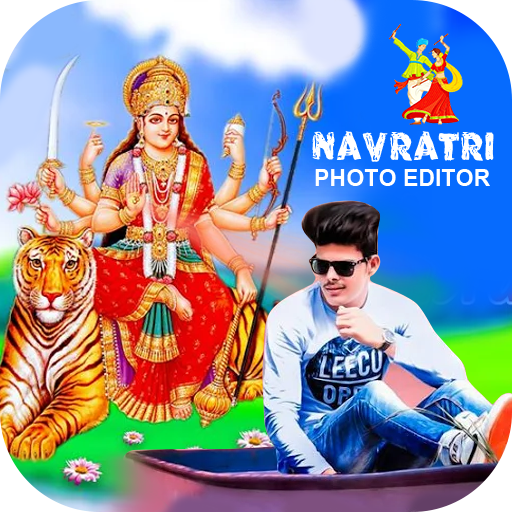 Navratri Festival Photo Frame icon