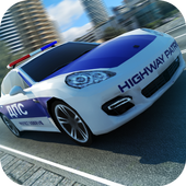 Racing Police Highway 3D icon
