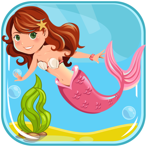 Little mermaid Princess. Child. Game for girls. icon