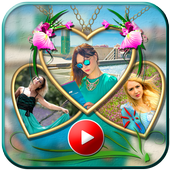 Love Video Maker With Music 2018 أيقونة