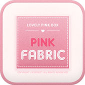 PINK FABRIC go launcher theme icon