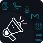 Voice Announcer: Call, Notification, Battery level icon