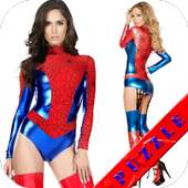 Sexy Spider Girls Puzzle