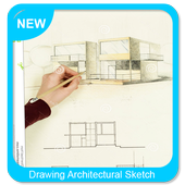 Drawing Architectural Sketch icon