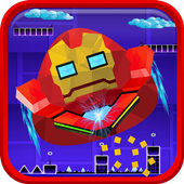 Geometry Hero - Iron Pou Dash icon