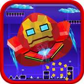 Geometry Hero - Iron Pou Dash