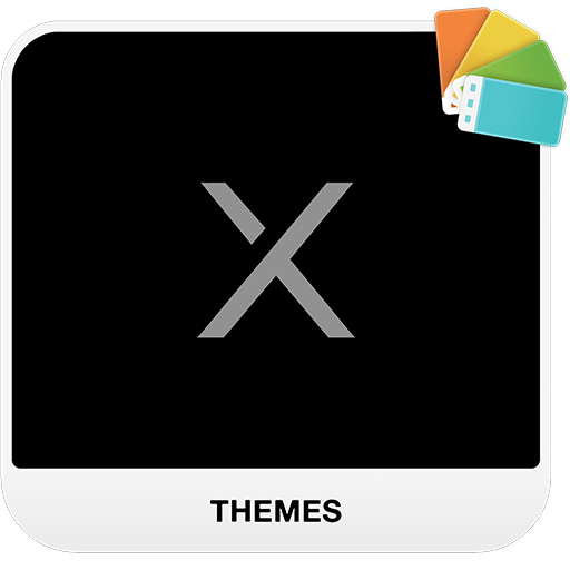 BLACK X Xperia Theme icon