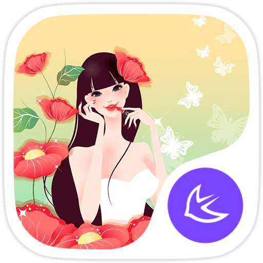 BEAUTIFUL GIRL theme for APUS أيقونة