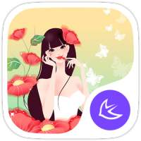 BEAUTIFUL GIRL theme for APUS on 9Apps