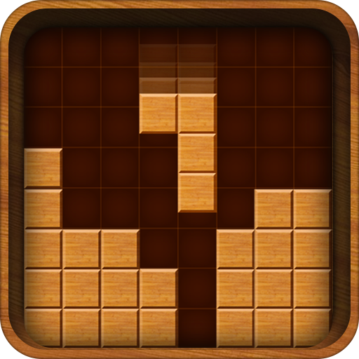 Puzzle de blocs de bois icon