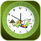 Hanuman ji clock live wallpaper icon