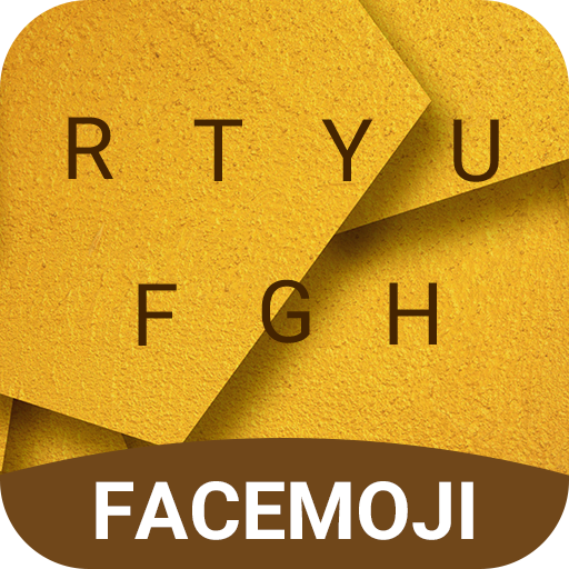 Gold Emoji Keyboard Theme icon