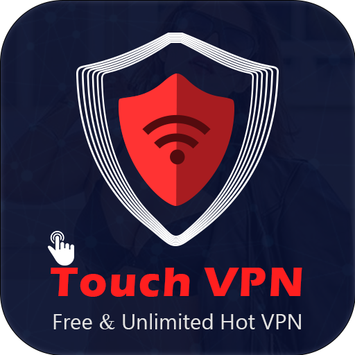 Super Fast &amp; Unlimited Secure VPN - Touch Free VPN icon