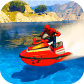 Superhero Extreme Jetski Racing and Water Race icon