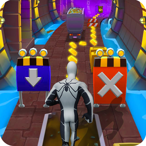 Super Heroes Running : Subway Spider Runner icon