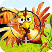 Crazy Chicken Shooting - Angry Chicken Knock Down icon