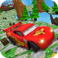 Uphill Racing Legend: Superhero Lightning Car