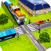 Hint Demiryolları Geçişi: Demiryolu Tren Geçişi 3D icon