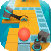 Rolling 3D balls icon