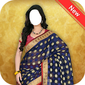 Women Fancy Saree Photo Suit : New Photo Editer icon