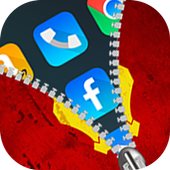 Zipper Screen Locker for Iron Man icon