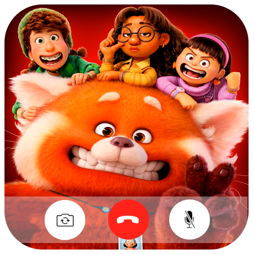 Turning Red video call Phone icon
