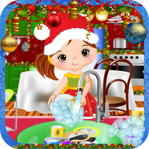 Christmas Kitchen Cleaning-Hidden Objects Cleaning आइकन