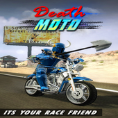 Death moto high way rider icon
